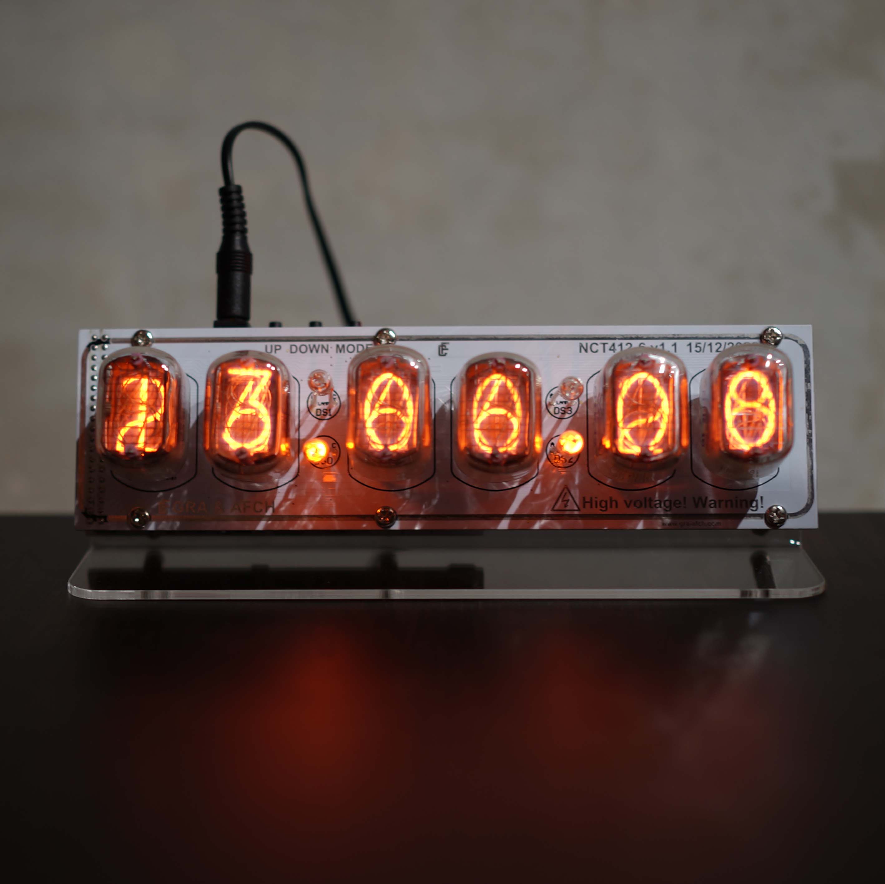 Nixie Tubes Clock - GRA&AFCH｜ニキシー管時計 – 830時計店