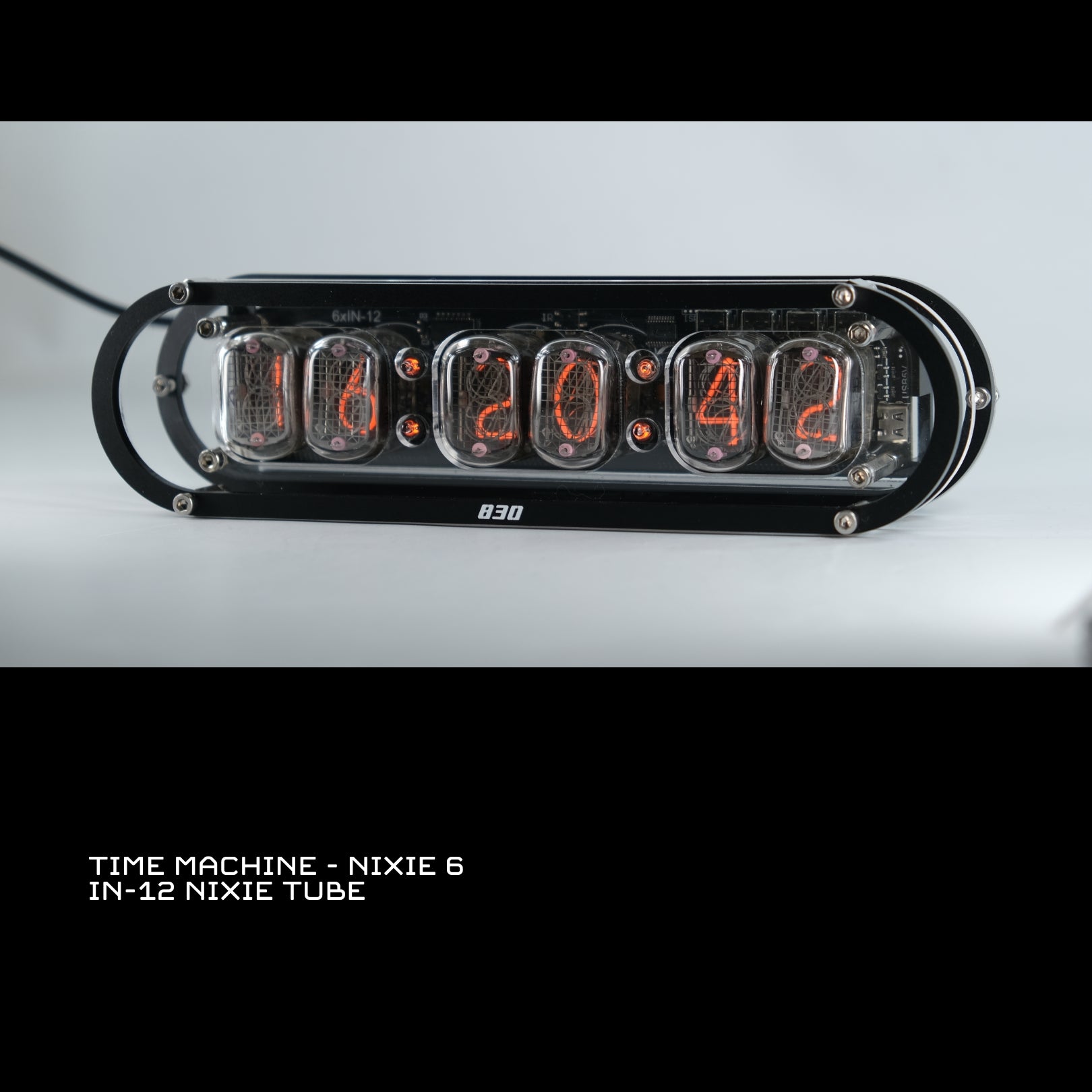 TIME MACHINE - NIXIE 6｜ニキシー管時計 – 830時計店