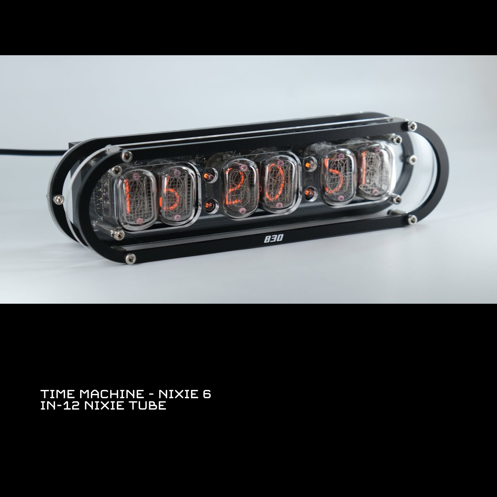 TIME MACHINE - NIXIE 6｜ニキシー管時計 – 830時計店