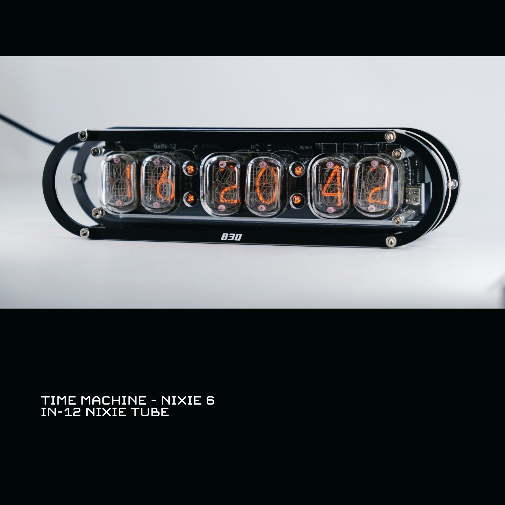 TIME MACHINE - NIXIE 6｜ニキシー管時計 – 830時計店