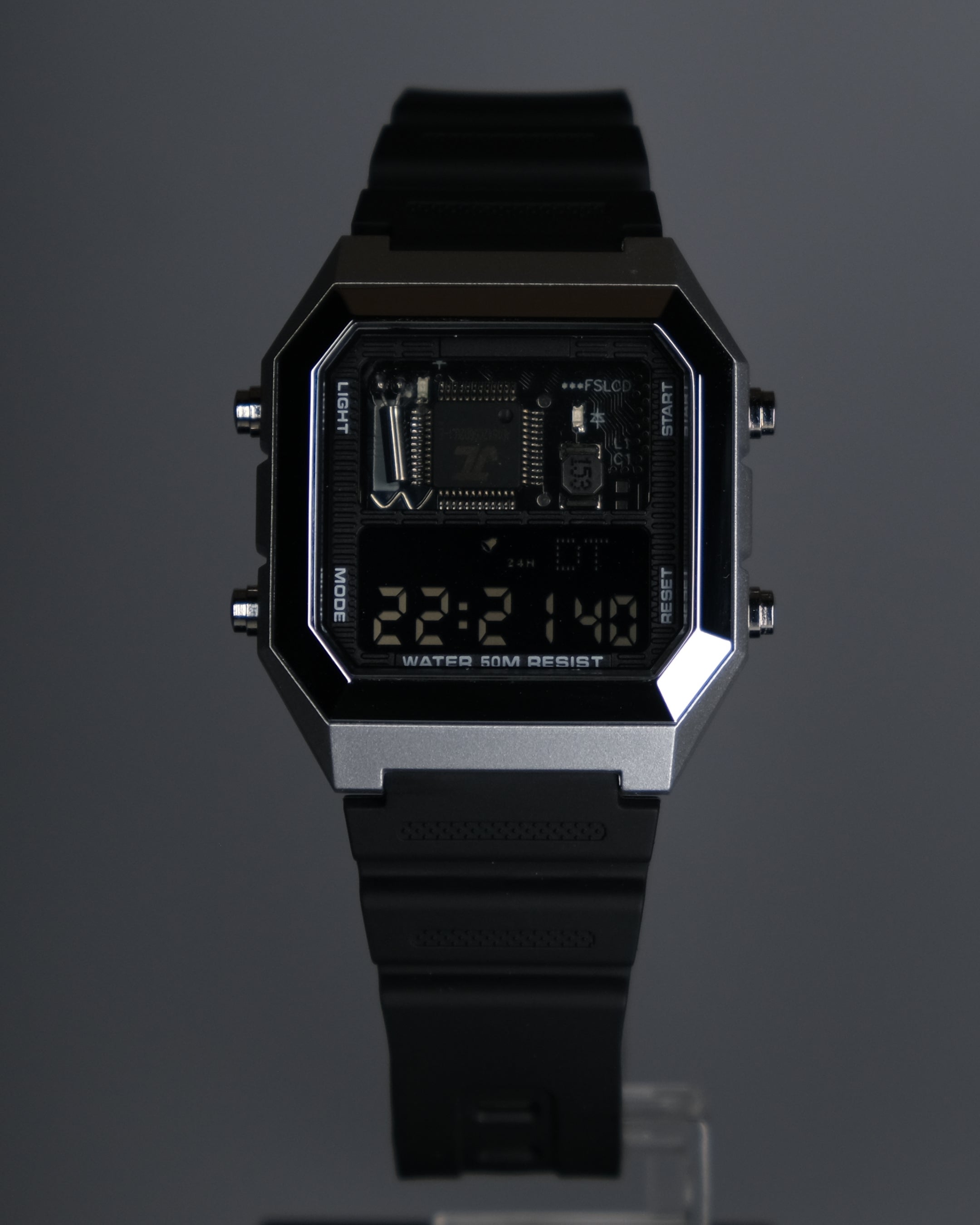 ダミューCASIO デジタル腕時計 シルバー/ブラック CASIO（カシオ） デジタル腕時計 FREE シルバー メンズ : ZOZOTOWN