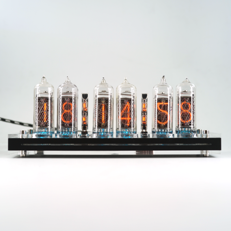 { 予約：1月上旬ごろの配送 } TIME MACHINE NIXIE IN-14 ニキシー管時計