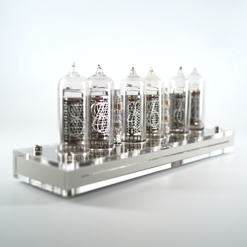 { 予約：1月上旬ごろの配送 } TIME MACHINE NIXIE IN-14 ニキシー管時計