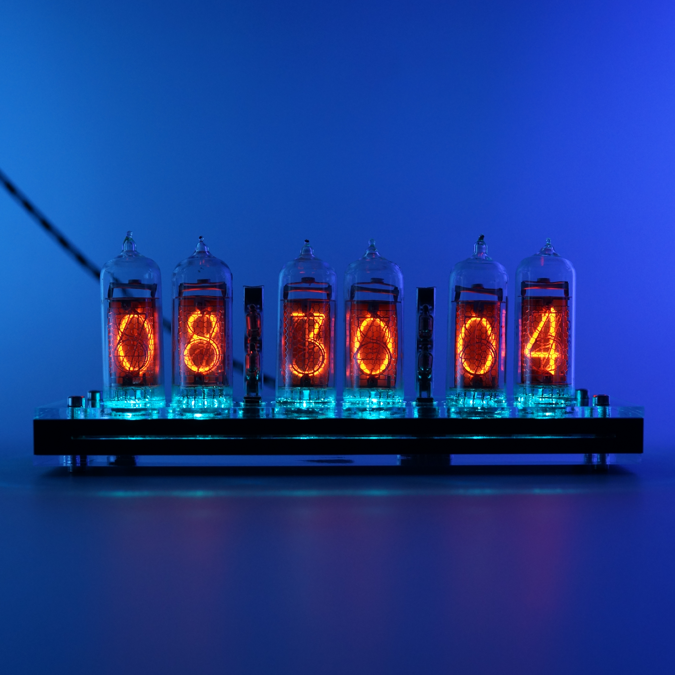 Nixie Clock IN-14 6桁 日本製ニキシー管クロックキット その2!