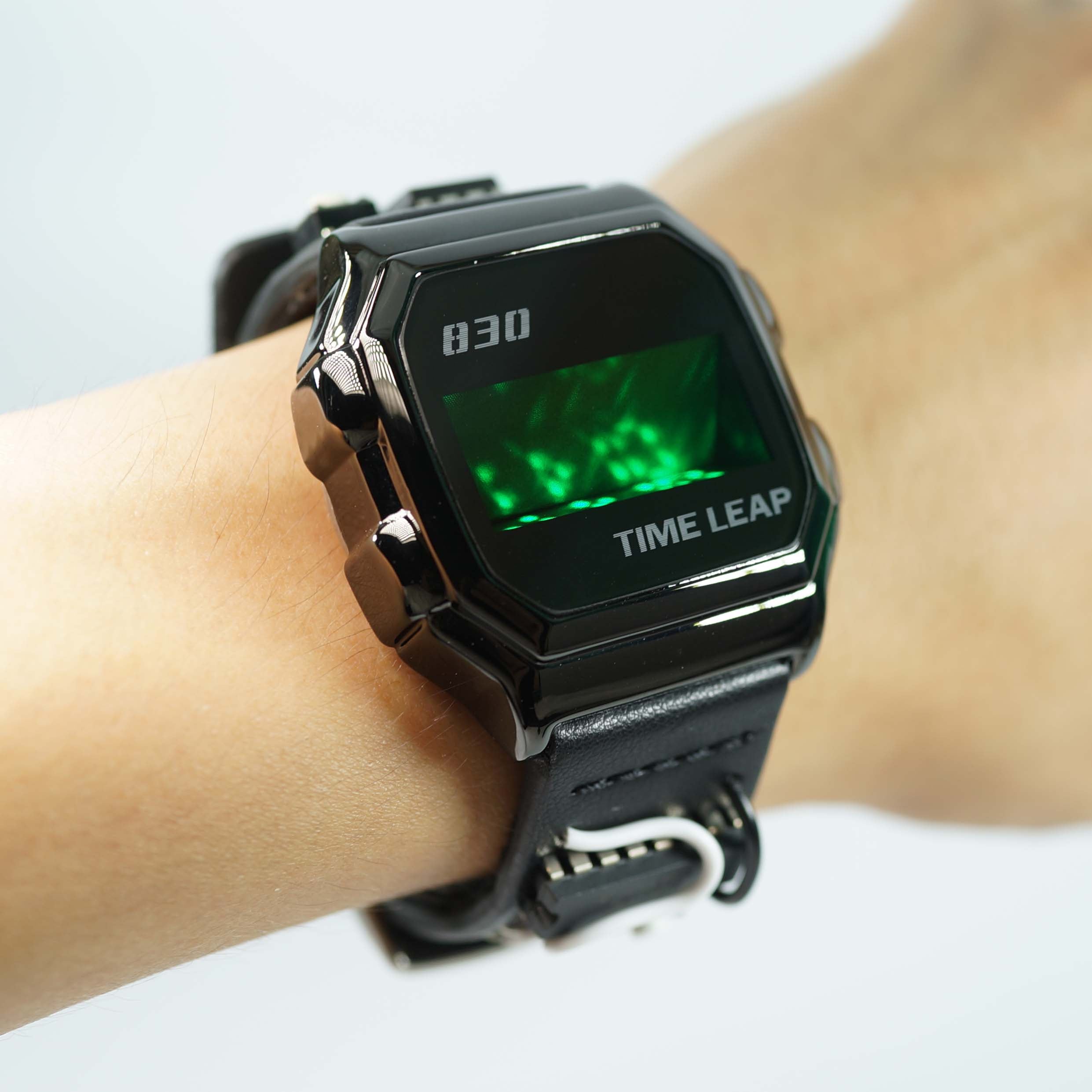 プレゼントを選ぼう！ TIME LEAP：CUSTOM BLACK｜3Dホログラムウォッチ {FINEBOYS 2023 時計