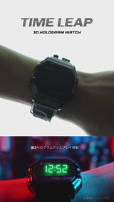 TIME LEAP：CUSTOM BLACK｜3D 홀로그램 워치