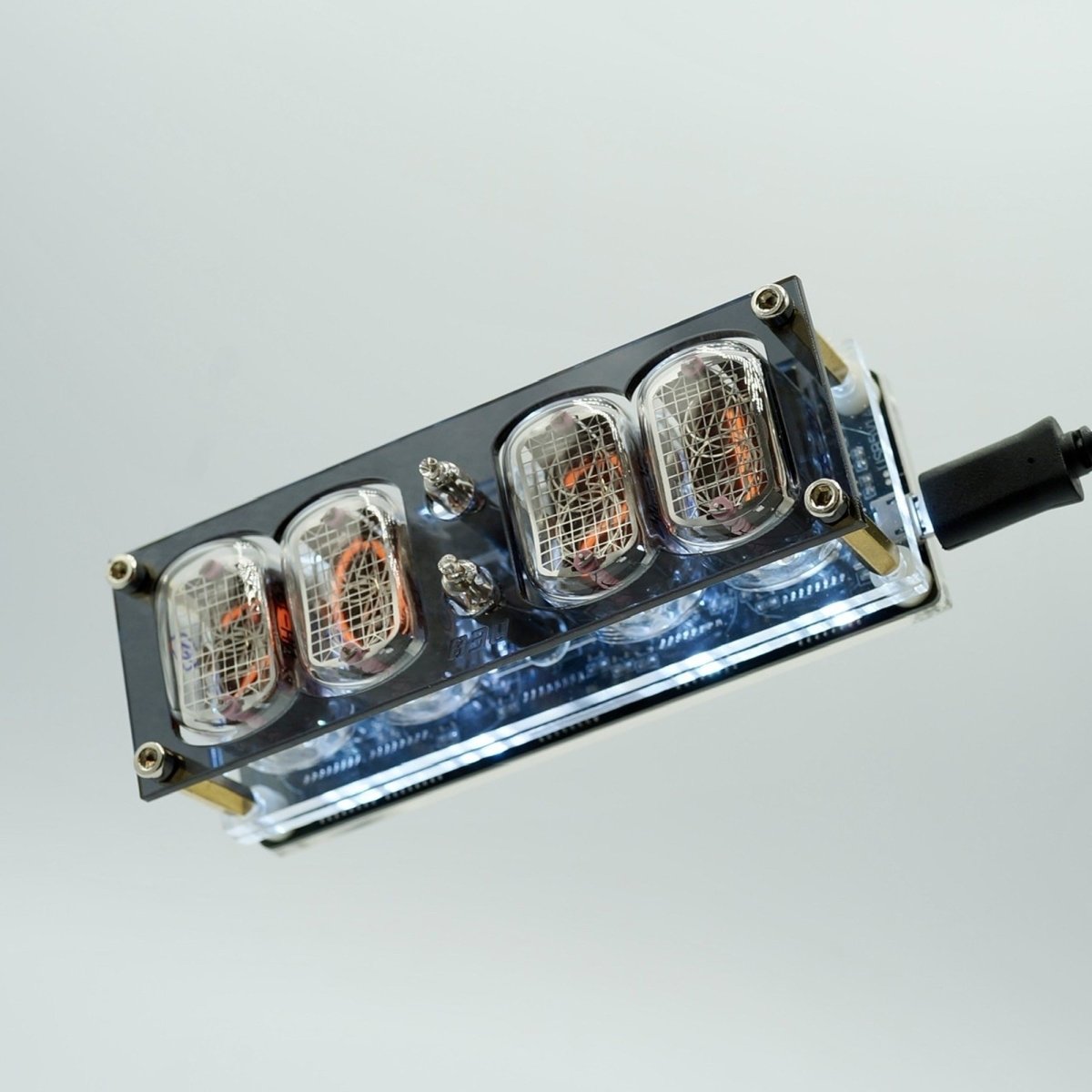 ＜新品・1ヶ月の初期不良対応・安心の国内組立＞完璧のIN-8-2 ニキシー管時計 Amazon | NEONWORKS メンズ腕時計 パンクスタイル ニキシー管